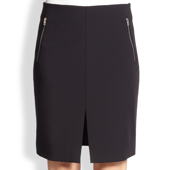 Rag & Bone Zip Pencil Skirt - Picture 2 of 8